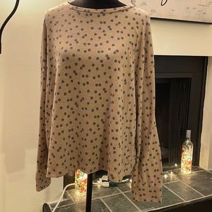Time & Tru Polka Dot Top